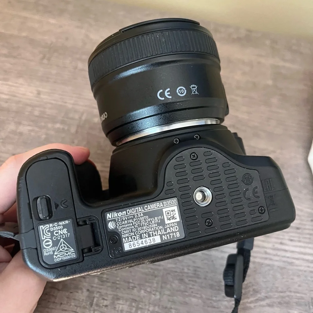 Nikon d3500 with two lens